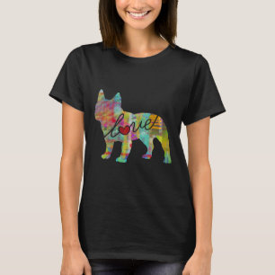 Camiseta O Bulldog Francês Adora Um Brilho E Colorido