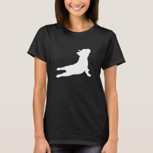 Camiseta O Bulldog Francês Bonito Yoga Engraçado O Bulldo