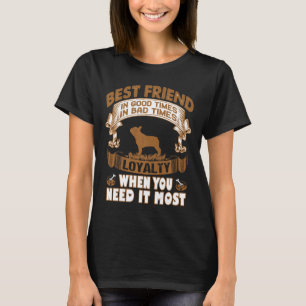 Camiseta O Bulldog Francês É O Melhor Amigo Em Tempo Útil E