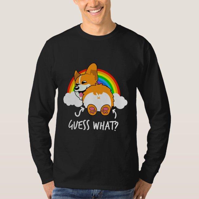Camiseta O Bumbum Corgi Admite Que Engraçado (Frente)