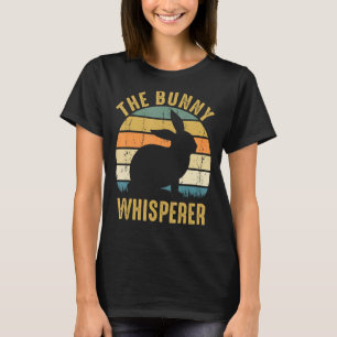 Camiseta O Bunny Whisperer Vintage Bunny Bunny Mãe Pai