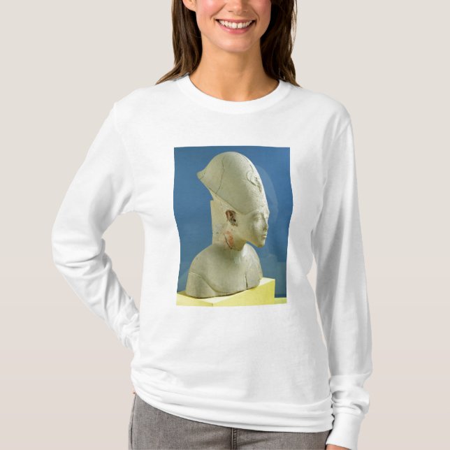 Camiseta O busto de Amenophis IV de diz EL-Amarna (Frente)