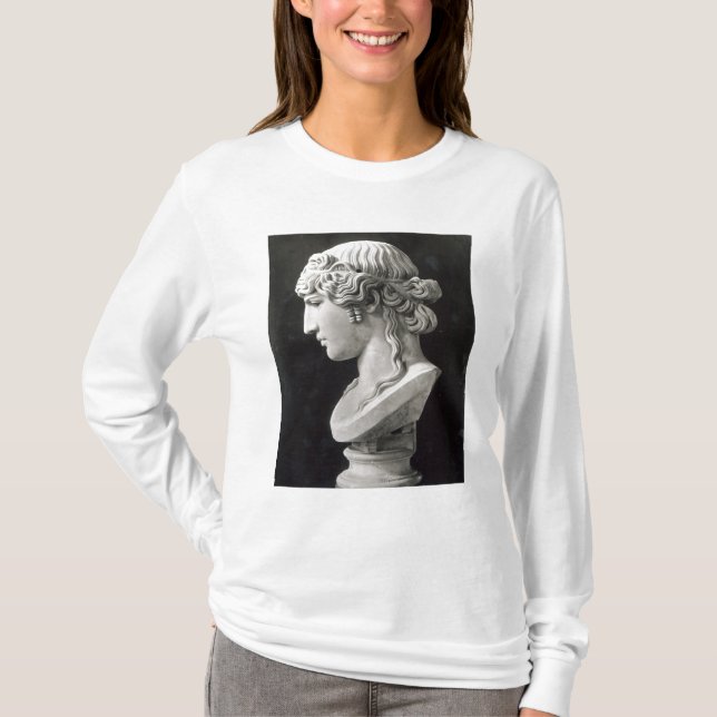 Camiseta O busto de Antinous chamou 'Antinous Mondragone (Frente)