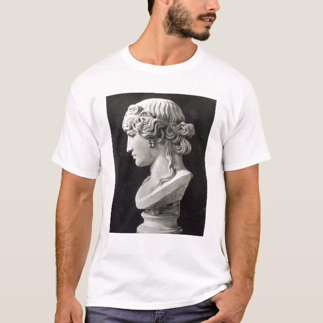 Camiseta O busto de Antinous chamou 'Antinous Mondragone (Frente)