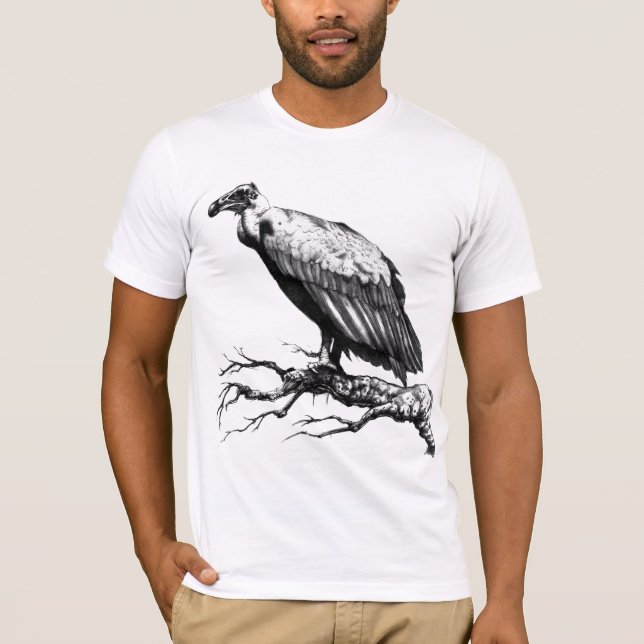 Camiseta O Buzzard velho (Frente)