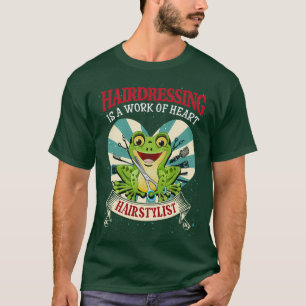 Camiseta O cabeleireiro é uma obra do coração SKY