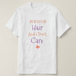 Camiseta O cabelo e eu do pontão não nos importamos