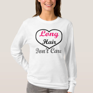 Camiseta O cabelo longo não se importa