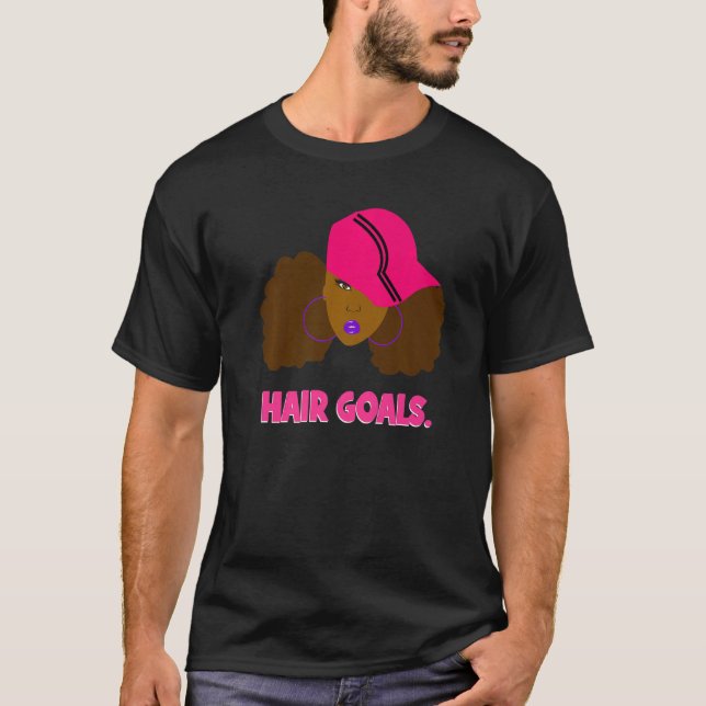 Camiseta O Cabelo Mete Duas Meninas Afro Puff Naturais (Frente)