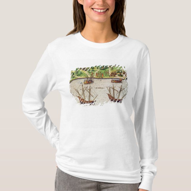 Camiseta O cabo de Florida e do rio do golfinho (Frente)