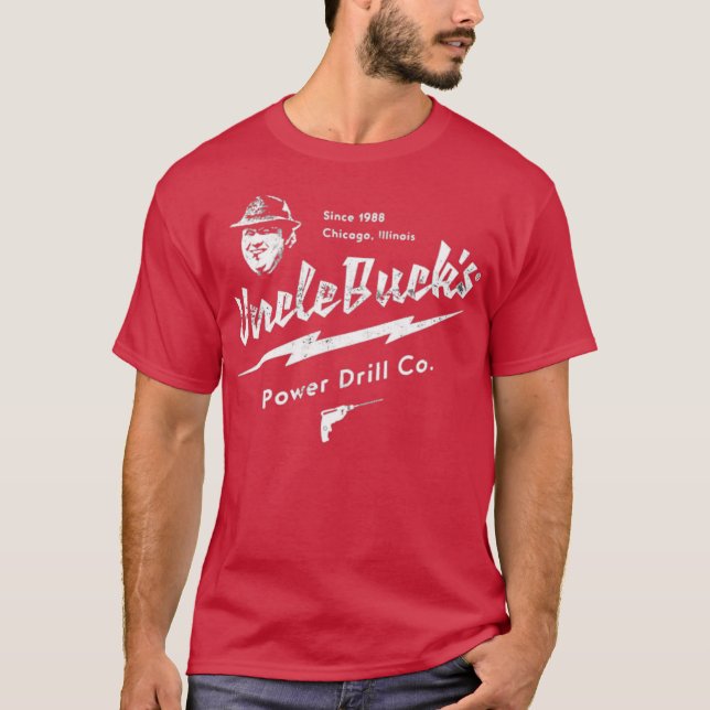 Camiseta O cabo de força do tio Buck. (Frente)
