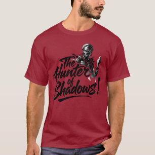 Camiseta O_Caçador_de_Sombras_Justiça_Sombria!