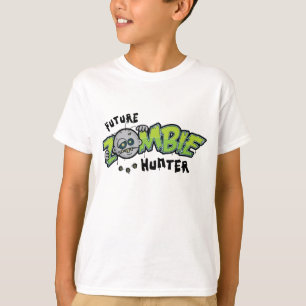 Camiseta O caçador futuro do zombi caçoa o t-shirt