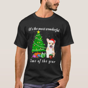 Camiseta O Cachorro Corgi É A Época Mais Maravilhosa Do Ano