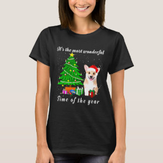 Camiseta O Cachorro Corgi É A Época Mais Maravilhosa Do Ano