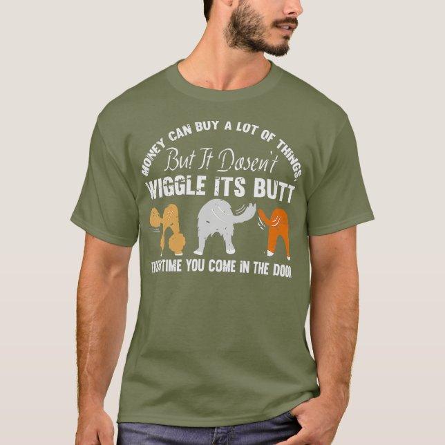 Camiseta O Cachorro de Emergência Bonito Sopra Bumbum Engra (Frente)