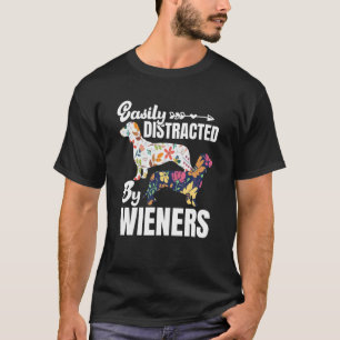 Camiseta O Cachorro Do Wiener Mãe Dachshund É Facilmente Di