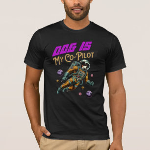 Camiseta O Cachorro É Meu Co-Piloto