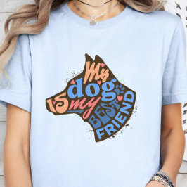 Camiseta O Cachorro é o meu melhor amigo, Pai de Cachorro, 