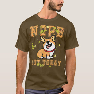 Camiseta O Cachorro Engraçado Amava A Terra Não Hoje Pembro
