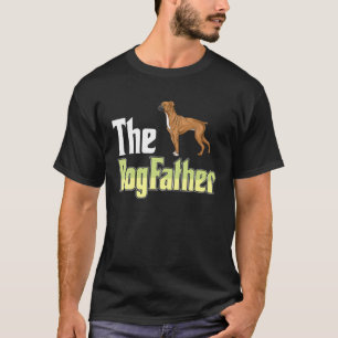 Camiseta O Cachorro Engraçado Dogdad Boxer Proprietário do 