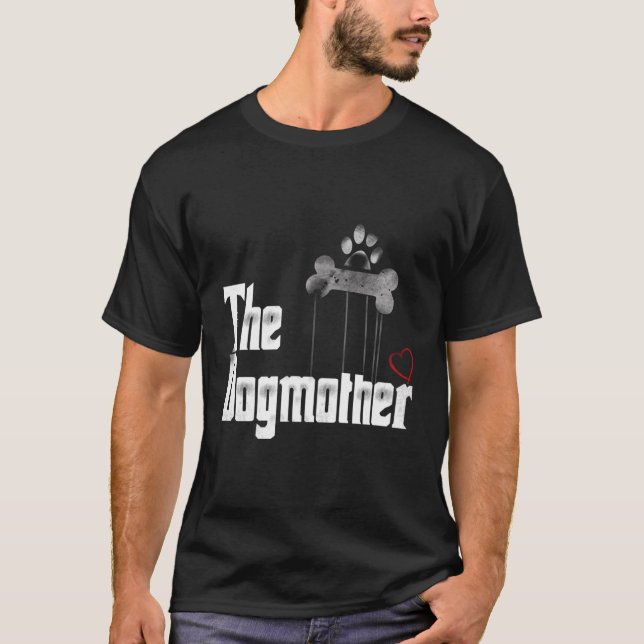 Camiseta O Cachorro Engraçado Mãe Dono da Mãe Presente (Frente)