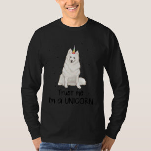 Camiseta O Cachorro Esquimó Americano Confie em mim. Sou um