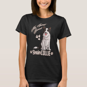 Camiseta O Cachorro Fronteira Collie é o meu Pai espiritual