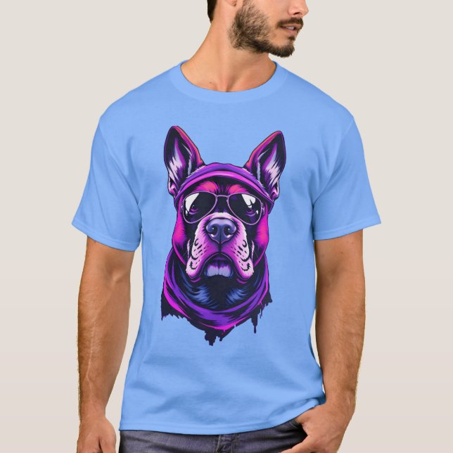 Camiseta O Cachorro Mama o Melhor Amigo Engraçado (Frente)