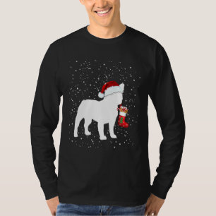 Camiseta O Cachorro Negro Cachorro Natal Papai Noel