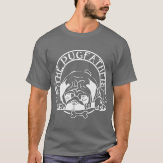Camiseta O Cachorro Pugdad O Padre Mens Pug Pai Pet L