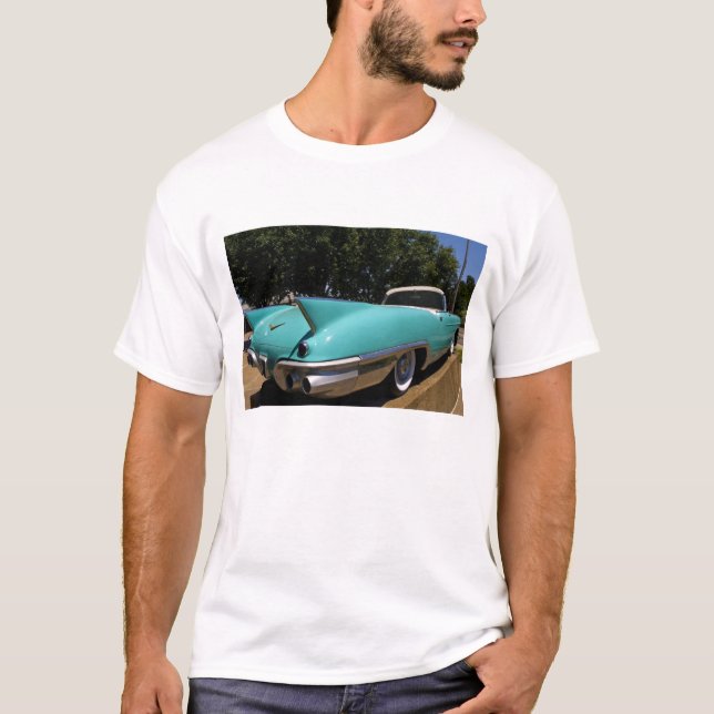 Camiseta O Cadillac Verde de Elvis Presley convertível em (Frente)
