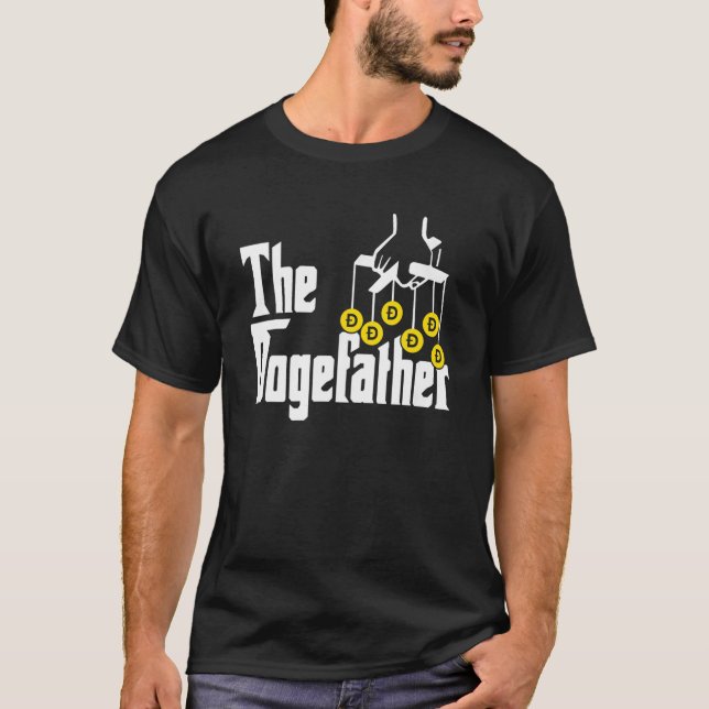 Camiseta O Cães Cripto Do Cães Para A Dogecina Da Lua (Frente)