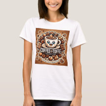 O CAFÉ ADORA O LOGOTIPO EXCLUSIVO TOFFEE