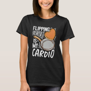 Camiseta O Café Da Manhã É O Meu Pancake De Cardio