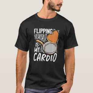 Camiseta O Café Da Manhã É O Meu Pancake De Cardio