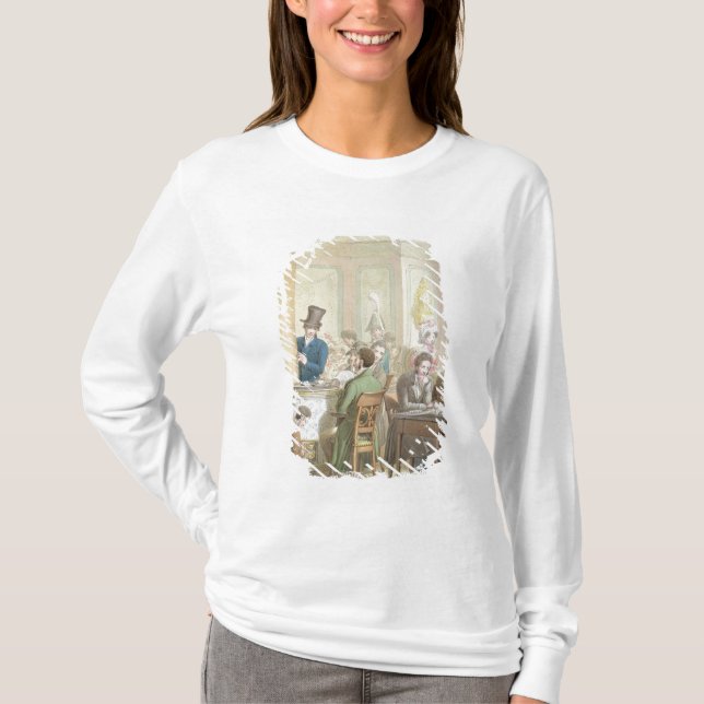 Camiseta O café de Comércio, 'do quadro de Paris (Frente)