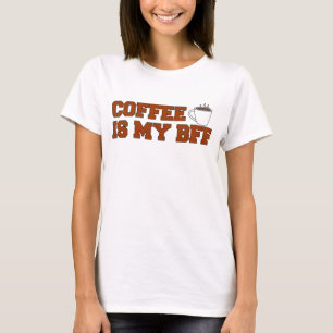 Camiseta O café é meu BFF