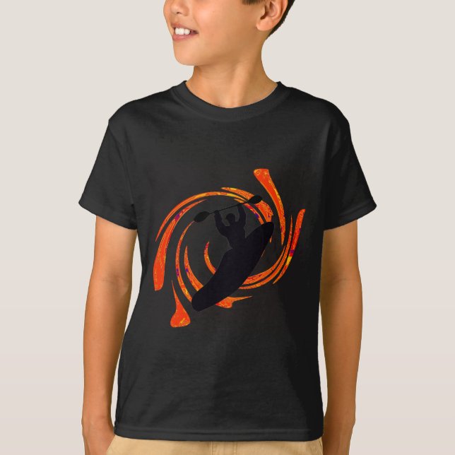 Camiseta o caiaque molha a ascensão (Frente)
