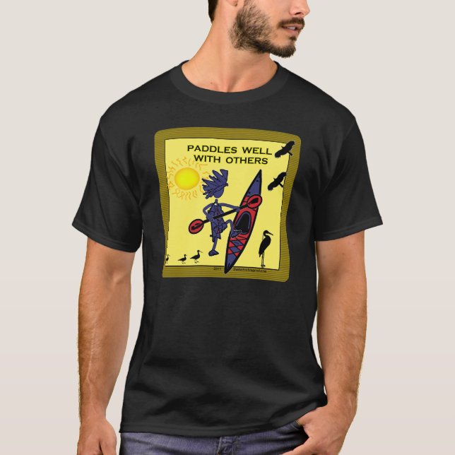 Camiseta O caiaque rema bem com outro II (Frente)
