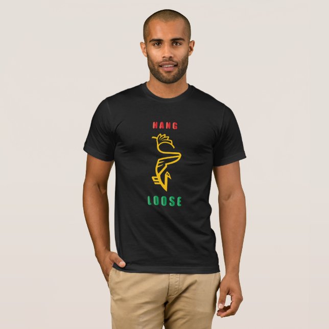 Camiseta O cair afrouxa a BERD (Frente Completa)