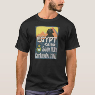 Camiseta O Cairo Egipto - arte do poster das viagens