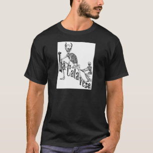 Camiseta O Calavera Infernal. O dia dos mortos