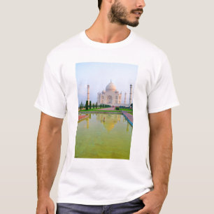 Camiseta O calmo e pacífico Taj Mahal do mundo famoso