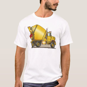 Camiseta O caminhão concreto equipa o t-shirt