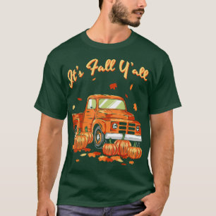 Camiseta O Caminhão de Pumpkin Fall Cai