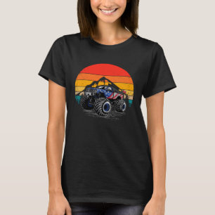 Camiseta O Caminhão Monstro legal Do Vintage É O Meu Jam Re