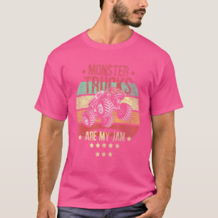 Camiseta O Caminhão Monstro Vintage É O Meu Pão Retro Sunse
