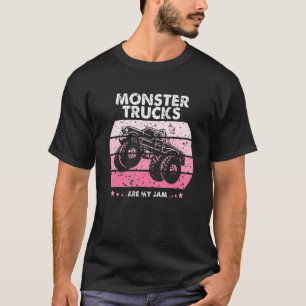 Camiseta O Caminhão Monstro Vintage É O Meu Pão Retro Sunse