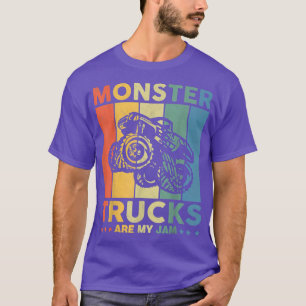 Camiseta O Caminhão Monstro Vintage É O Meu Pão Retro Sunse